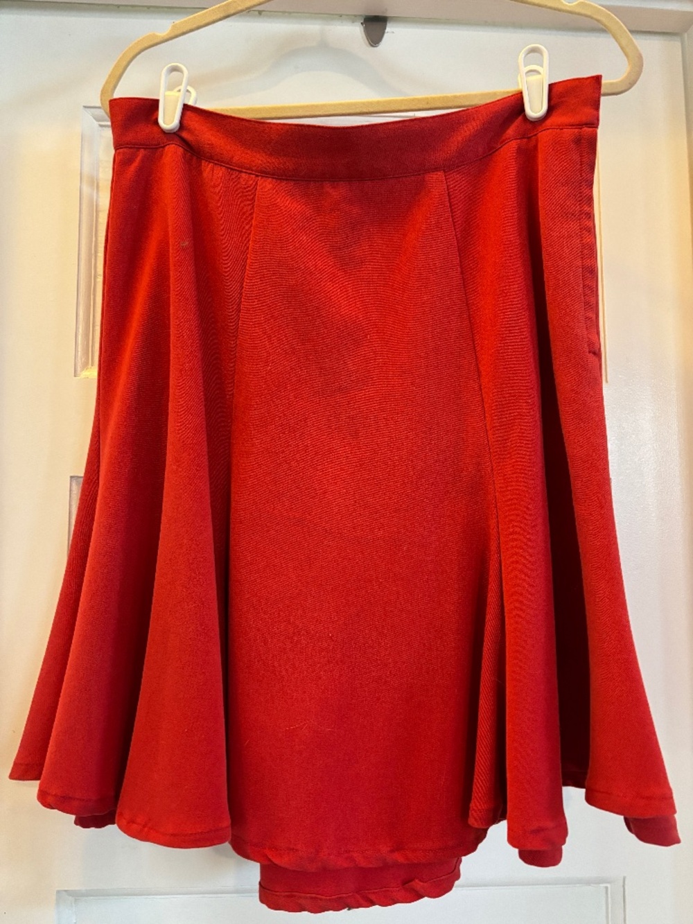 Aris Allen Swing Dance Skirt Red